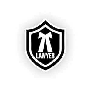 Zaqiz Justice Scales Lawyer Car Sticker & Decal : Amazon.in: Car ...