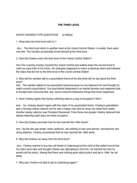 Image result for 3rd Level Test 1