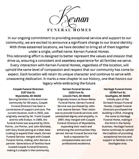 Czopek Funeral Directors | Funeral Homes of Michigan