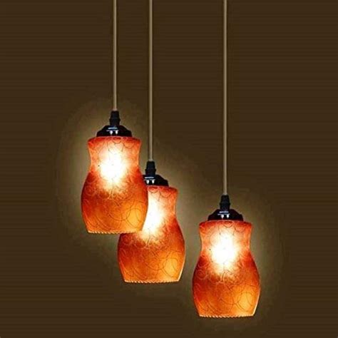 Buy Zsquarehp 3-Light Industrial Black Finish Metal Shade Hanging ...