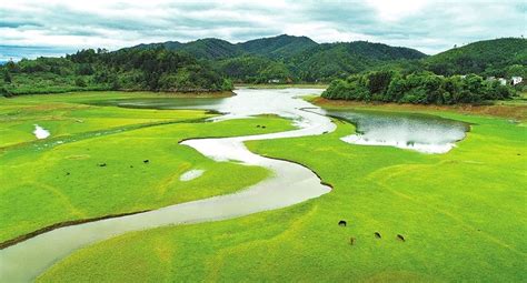 江西赣州：水清岸绿湿地美-人民图片网