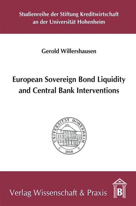 Buy European Sovereign Bond Liquidity and Central Bank Interventions ...