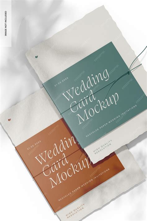 12+ Wedding Card Mockups Collection