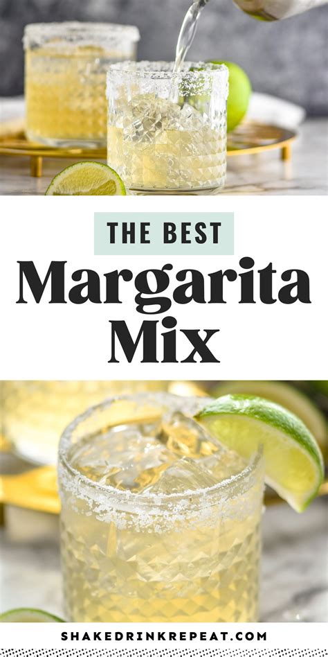 Margarita Mix - Shake Drink Repeat