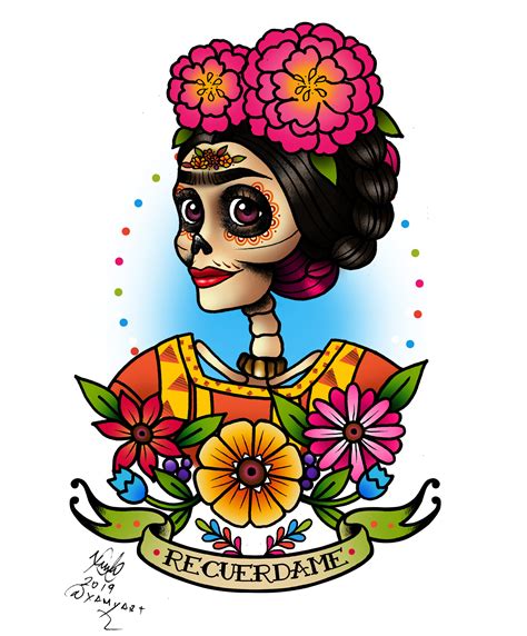 Frida Kahlo Line Tattoos The 17 Most Popular Mexican Tattoos: