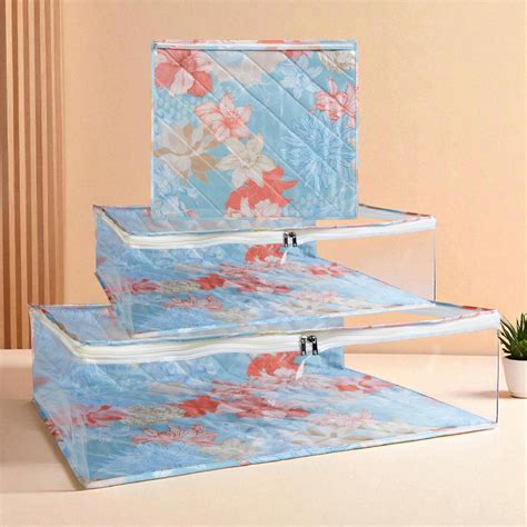 Gulmohar Cloth Organizer Set – 4 Piece Premium Bridal & Wardrobe Stora