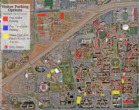 Visitor Parking Map | Transportation & Parking Services | TTU