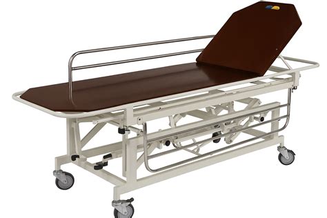 Trauma Care Recovery Trolley (by Screw Mechanism) - Hospital Furniture ...