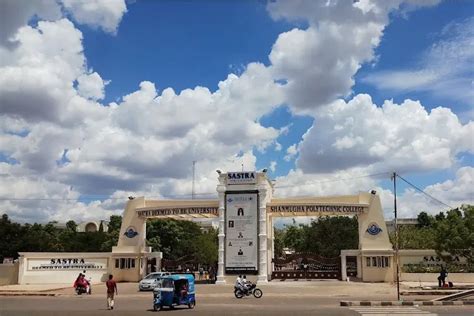 SASTRA University Fees Structure & Courses 2026, Thanjavur ...