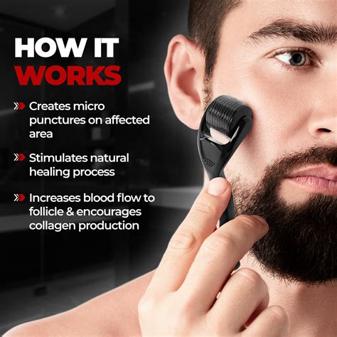 Beardo Derma Roller 0.5mm | Derma Roller for Beard Growth – Beardo India