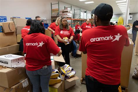 Aramark volunteers celebrate ABC Day with Buckner | Buckner International