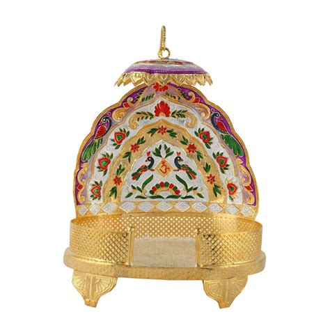 Silver Emporium 925 Sterling Silver GJ Meena Singhasan (Silver, 208 ...