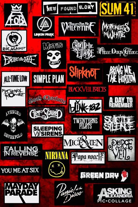 Band Logo Collage