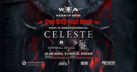 WACKEN WARM-UP SHOW w/ Celeste, Downfall of Gaia, Friisk @ Turock Essen ...