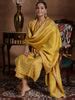 Buy Mustard Printed Silk Blend Straight Suit With Dupatta Online at Rs ...