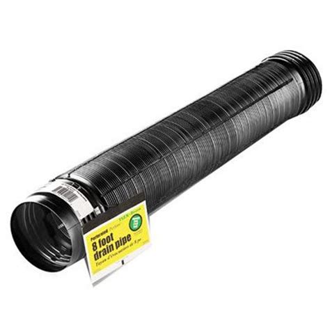 Flex-Drain 54022 Flexible/Expandable Landscaping Drain Pipe, Perforated ...