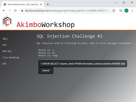 Image result for SQL Union Injection Examples