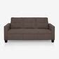 Buy Ease Saddle Brown Fabric 3 Seater Sofa Online and Get Upto 25% Off ...