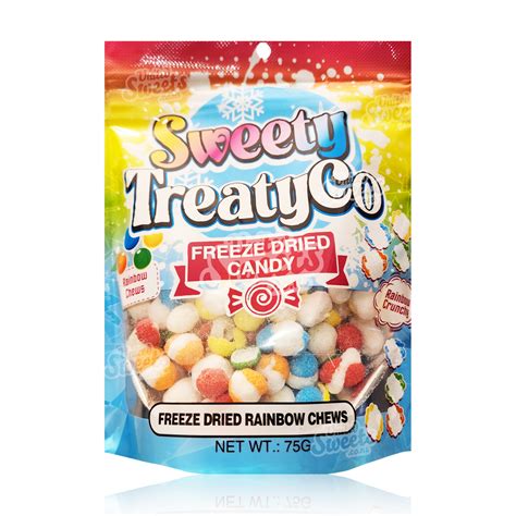 Sweety Treaty Co Freeze Dried Rainbow Chew 75g – United Sweets