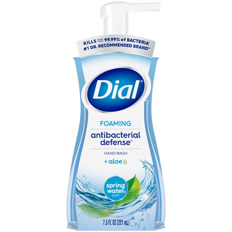 Dial Complete Antibacterial Liquid Hand Soap, Spring Water, 7.5 fl oz ...