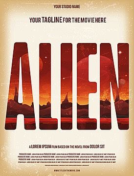 Image result for Alien Movie Poster Info PNG