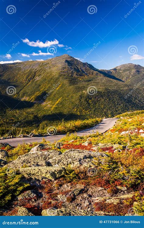 The Mount Washington Auto Road, Near Gorham, New Hampshire. Stock Photo ...