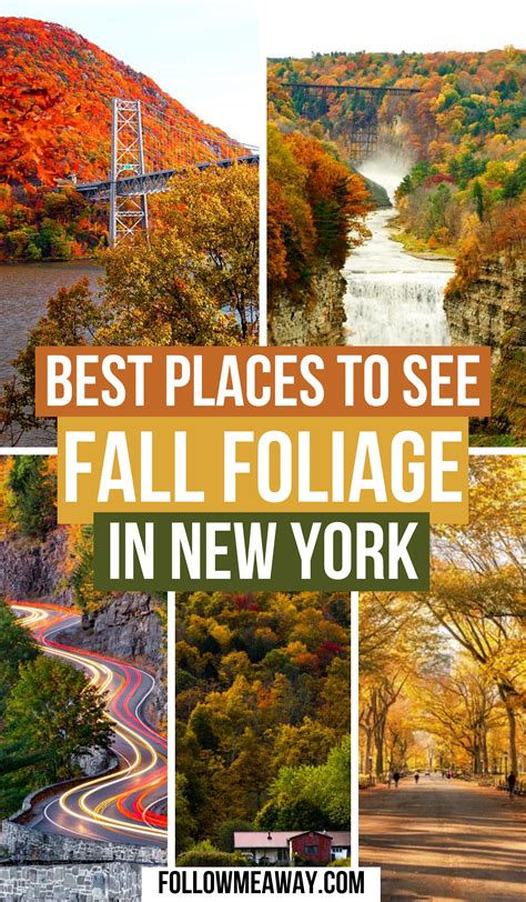 16 Best Places to see Fall Foliage in New York State | Fall road trip ...