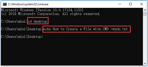Image result for How to Create File Using Cmd