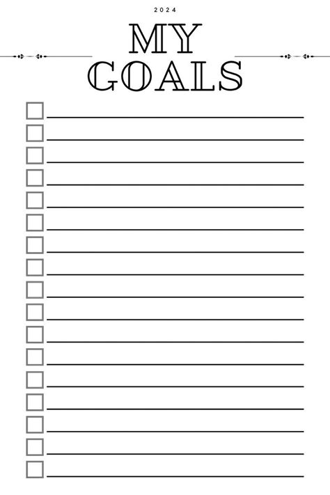 Image result for Goals Template
