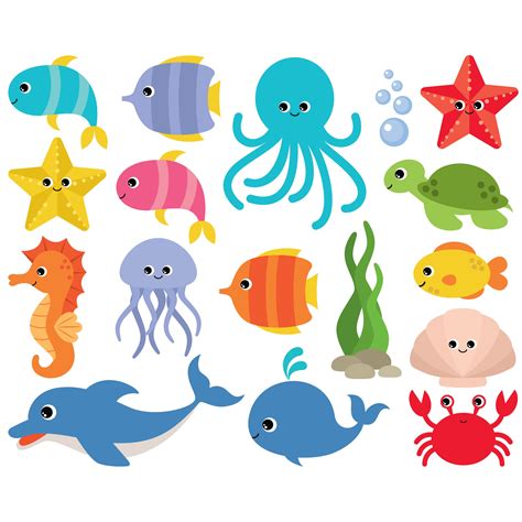 Ocean Animals Clipart
