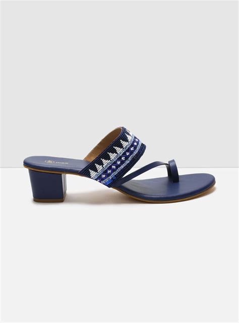Buy MAX Women Embellished Block Heel Sandals Online at just Rs. 1049.0 ...