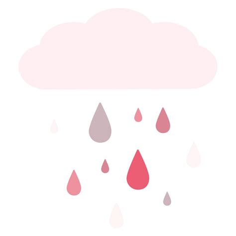 Colourful Drops Pink Wall sticker | wall-art.com