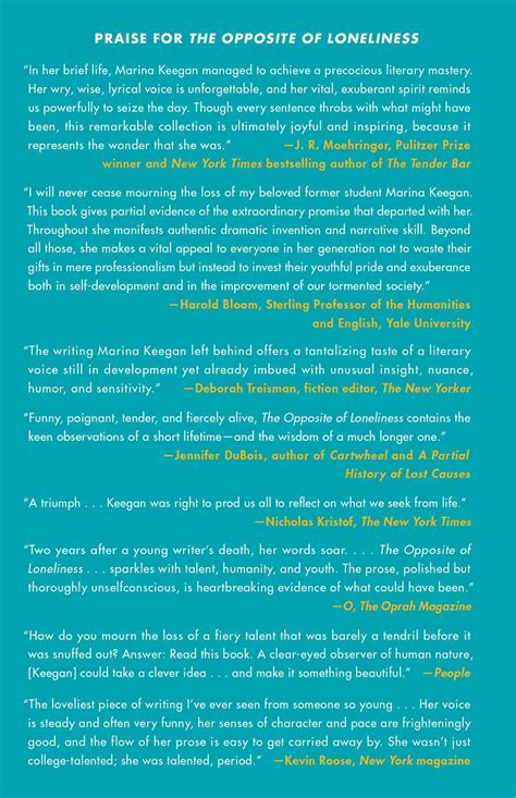 The Opposite of Loneliness | Book by Marina Keegan, Anne Fadiman, R.F ...