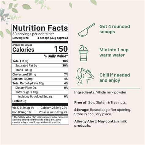 Buy Whole Milk Powder | High-Quality Powdered Whole Milk – Micro ...