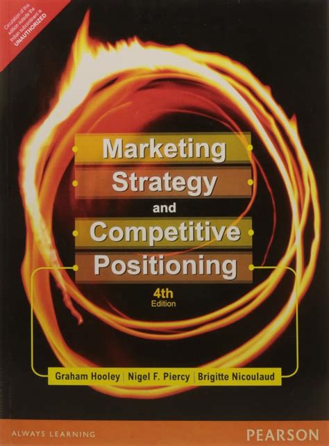 Buy MARKETING STRATEGY AND COMPETITIVE POSITIONING, 4TH EDITION Book ...