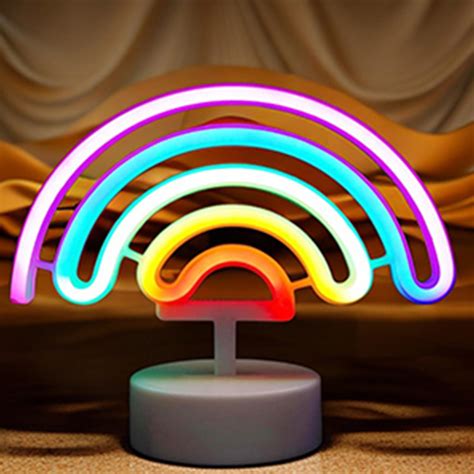 Led Lamp Neon Light Rainbow Multi at Gail Carroll blog