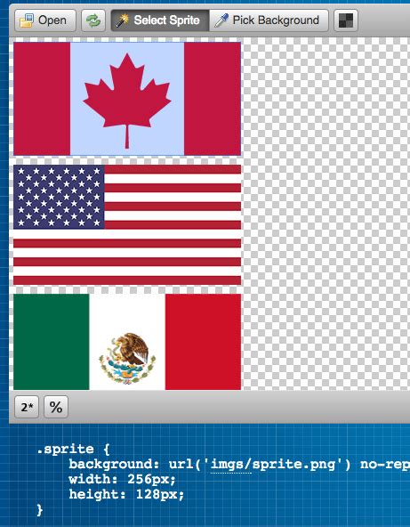 CSS Sprites 的图像结果