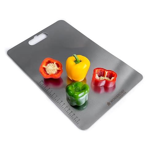 Buy Wonderchef Ambrosia Stainless-steel Vegetable Chopping Board for ...