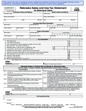 2021 Form NE DoR 6MB Fill Online, Printable, Fillable, Blank - pdfFiller