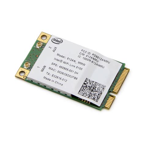 Intel 5100 AGN PCI-E full height Mini PCI-E Laptop Wireless Card | eBay