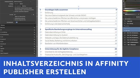 So erstellt ihr ein automatisches Inhaltsverzeichnis in Affinity ...