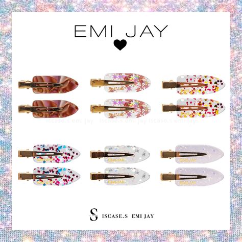 พร้อมส่ง in stock EMI JAY POPSTAR CLIPS ( 1 คู่ 2 ชิ้น ) ของแท้ 100 ...