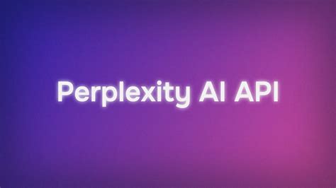 Image result for Perplexity API