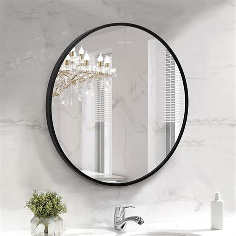 Buy ABOUT SPACE 4mm Heavy Glass HD Circle Round Mirror 20 Inch Shatter ...