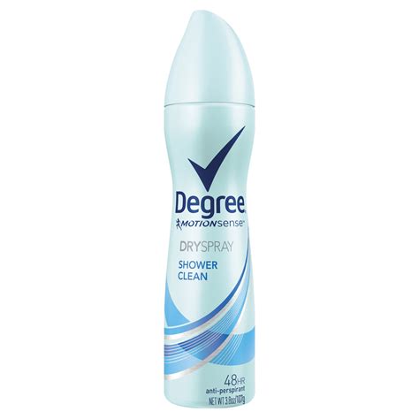 Degree Women Antiperspirant Deodorant Dry Spray for Women Shower Clean ...
