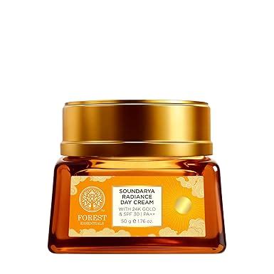 Forest Essentials Bestselling Soundarya Radiance Day Cream with 24K ...