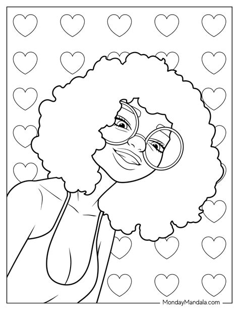 Black Girl Coloring Sheets Printable Coloring Pages