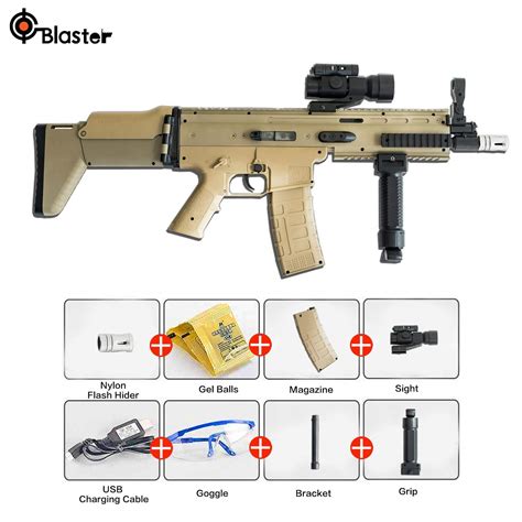 SCAR V2 Gel Ball Blaster Toy Model Battery Operated Gel Blaster ...