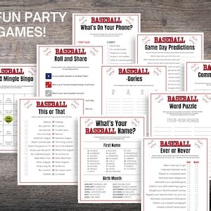 Baseball Party Games 的图像结果