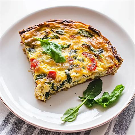 Crustless Cottage Cheese Quiche Recipe | Quick Protein Breakfast ...